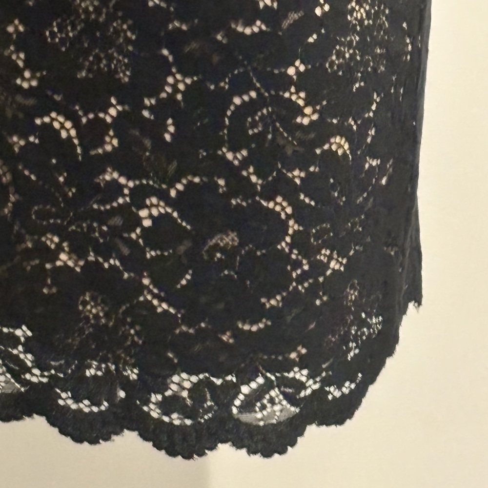 Lulu's Black Lace and Cream Lined Dress Fits Like a Small - Picture 5 of 7